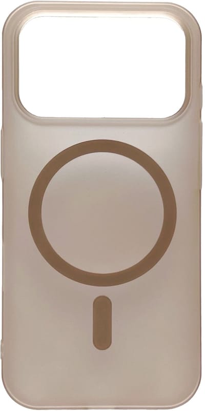 Casemania Hoesje Geschikt voor Apple iPhone 17 Pro - Bruin - Frosted Matte Hardcase Geschikt voor MagSafe - Slim Fit Anti-Fingerprint Back Cover - Draadloos Oplaadbare Telefoonhoesje