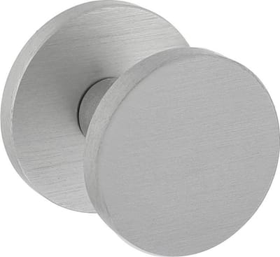 Intersteel Voordeurknop Rond Ø55 mm éénzijdige montage aluminium