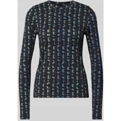 Shirt met lange mouwen met labelprint