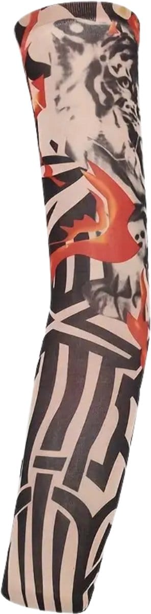Nivard Tattoo Sleeve - Voor Volwassenen - Mouw - Tatoeage - Arm Warmer - Zonbescherming - UV Beschermend - 1 Paar