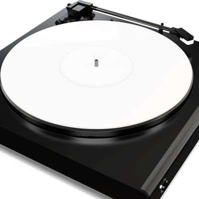 Dailygoods- Draaitafelmat Verbeterde Geluidskwaliteit - Vervangende Slipmat - Antislip - Gedempte Resonantie - Geschikt voor 12 Inch - Acryl Materiaal - Platenslipmat