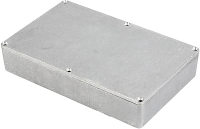 Dailygoody - Gegoten Aluminium Behuizingsdoos - Waterdicht - Stofdicht - Zilver - Elektronische Projectbehuizing - Externe Aansluitdoos - 188 x 119 x ...