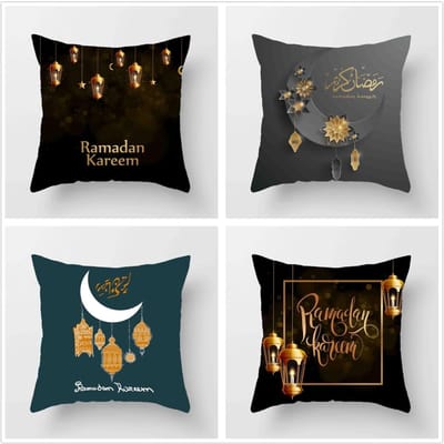 Kussenhoezen Set - Decoratieve Hoezen - Woonkamer Decoratie - Dubbelzijdig Bedrukt - 60 x 60 cm - Meerdere Kleuren