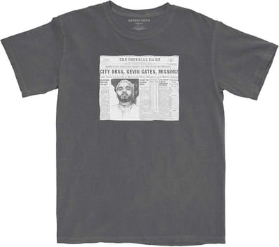 Kevin Gates - The Paper Heren T-shirt - S - Grijs