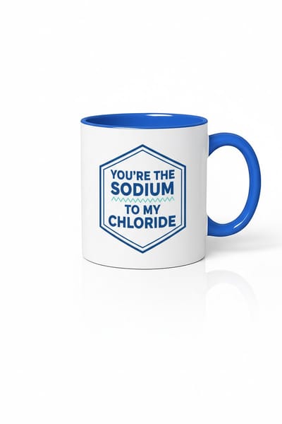 Scheikunde Liefde Mok | Jij bent het Natrium voor mijn Chloride Koffiemok | Grappig Chemie Cadeau