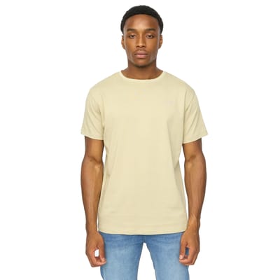Duck and Cover Heren Trimlines Zware T-Shirt (Licht Salie)