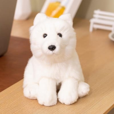 22cm Simulatie Dikke Witte Negenstaartige Vos Pluche Speelgoed Gevuld Vos Dier Hoge Kwaliteit Gumiho Verjaardagscadeau Speelgoed Huisdecoratie Speelgoed 20-22cm wit
