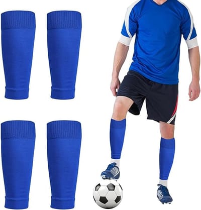 Daity 2 paar - Compressiekousen voor de kuiten - geschikt voor voetbal - honkbal - basketbal en rugby (maat L, 39-44)