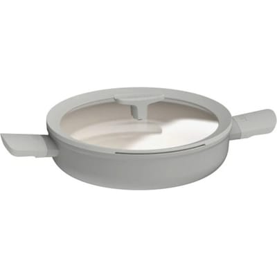 LEO Sauteerpan antikleef met dubbele handgreep en deksel Balance Moonmist - Ø 26cm - Grijs - PFAS-vrij
