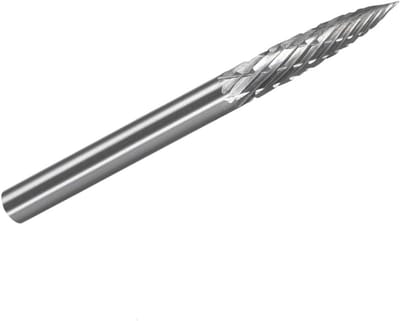 Rotonde Carbid Frees met 1/8" Schacht en Dubbele Snede voor Metaalbewerking en Houtsnijwerk