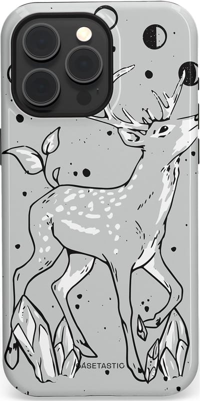 Casetastic Hoesje Geschikt voor Apple iPhone 15 Pro Max Magsafe - Stijlvolle Beschermende Duo-layer Case - Kristalwoud