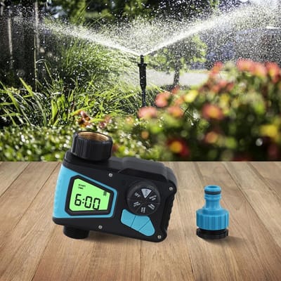 KZQ Automatische Sproeier Timer - Automatische Watertimer Met Lcd Display En Programmeerbare Instellingen - Voor Gazon En Tuin - 1 Stuk