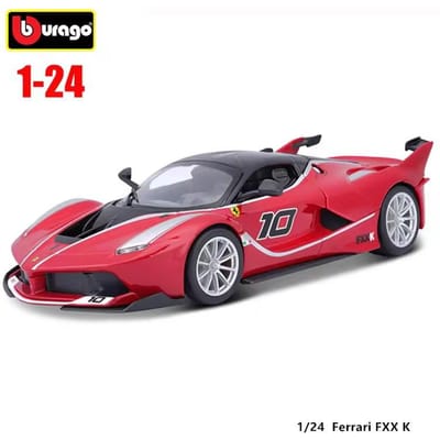 Bburago 1:24 Ferrari 499P Le Champion Modèle de la Course des 24 Heures du Mans Véhicule en Alliage Modèle de Voiture Collection Jouet Cadeau red