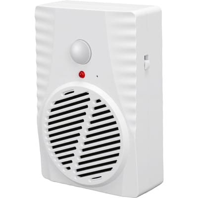 Lecteur Vocal Activé par le Mouvement Type de Voix Remplaçable Capteur de Mouvement Sans Fil Activé par Type C Sonnette d'Accueil Alerte d'Entrée white