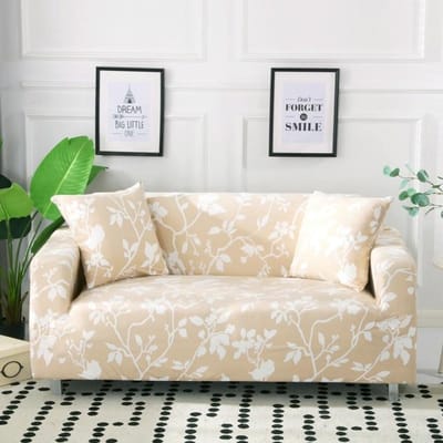 Bloemenprint Bankhoes Voor Woonkamer Kussenovertrekken Bankhoes Katoen Elastisch Bankhoes Bank Handdoek Stoelbeschermer 1 st 1-seater 90-140cm
