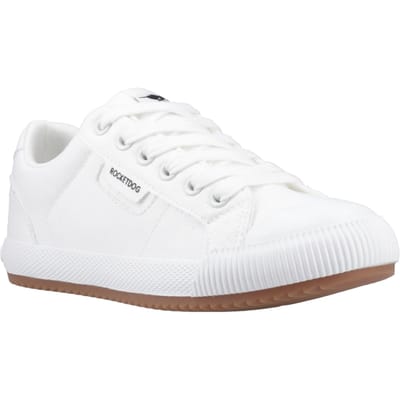 Women's Rocket Dog Cheery Low Canvas Pumps in White