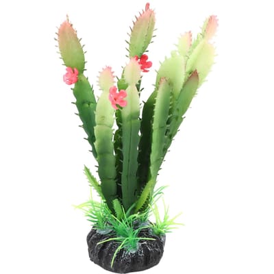 Simulatie Plastic Cactus Plant Terrarium Reptielen Habitats Decoratie Woondecoratie