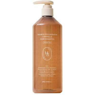 Heveblue Salmon Pullkeratin Centella Hair Shampoo [silicone free][500ml]