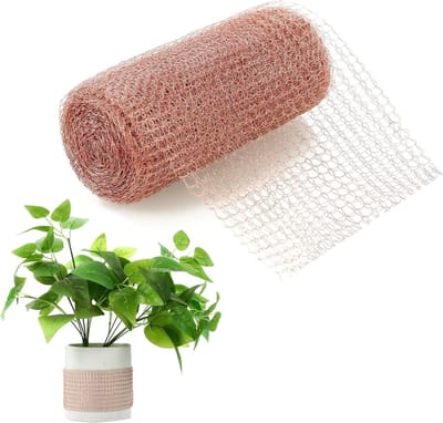 Allecto Plus - 12.7 cm x 10 m Dubbellaags Koperen Gaas Tegen Ongedierte voor Verhoogde Planten - Effectieve Bestrijding met Hoogwaardige Kwaliteit