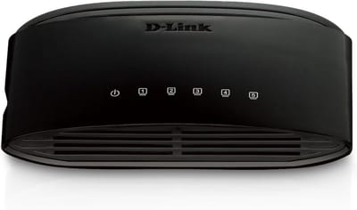 5-Poorts Fast Ethernet Desktop Switch - Onbeheerd, Compact, Geschikt voor SoHo