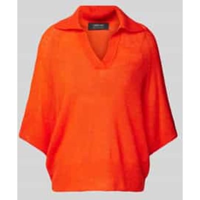 Gebreide pullover met 1/2-mouwen