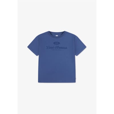 Levi´s ® Kids The Original T-shirt Met Korte Mouwen Blauw 6 Years Jongens