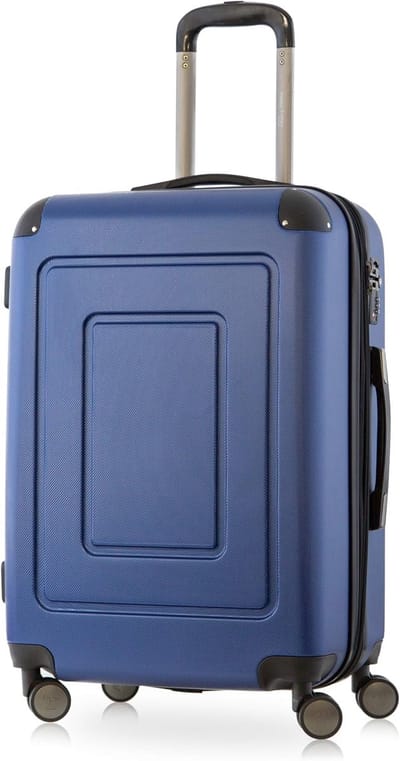 Harde Koffer met 4 Wielen en TSA-slot - 66 cm, 78L, Donkerblauw