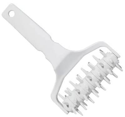 Dailygoods- Deegroller Ergonomische Handgreep - Deeg Docker - Kunststof - 20,5 x 12 x 6,5 cm - Voor Thuis- en Commerciële Keukens - Dichte Rollen - Deegdocker