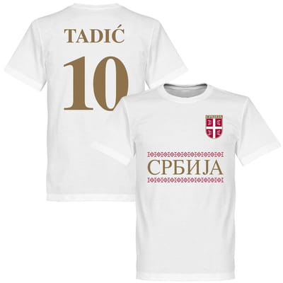 Servië Tadic 10 Team T-Shirt - XXXXL