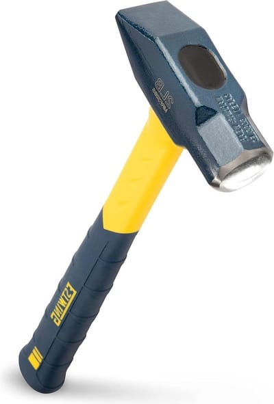 32oz Metaalbewerkingsgereedschap met glasvezel handvat en antislip kussengreep - Smith's Hammer MRF32BS