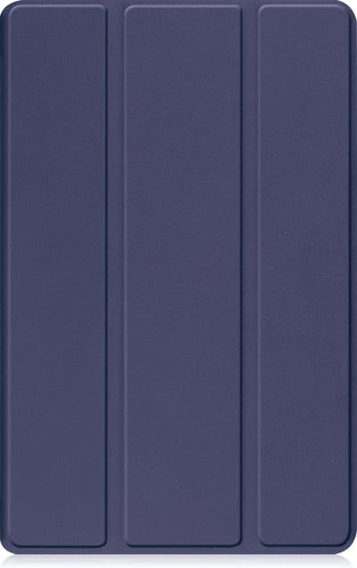 Hoesje - Geschikt voor Samsung Galaxy Tab A9 - Dun & Stevig - Trifold Bookcase - Hard Cover - Hardcover Book Case - Tablet Hoes - Donkerblauw
