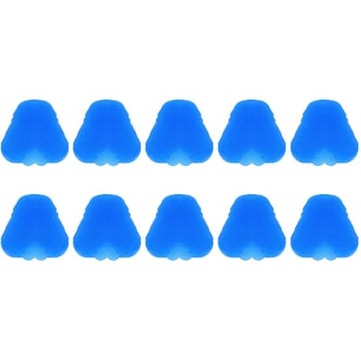 10 Stuks Blauw Anti-Spat Deodoriserende Urinaalscherm Matten Urinaalschermen Deodoriserend voor Heren Badkamer blue