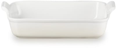 Le Creuset Ovenschaal 32 cm - 4,0 L - Aardewerk - Meringue - Rechthoek