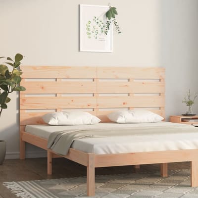 vidaXL - Hoofdbord - 150x3x80 - cm - massief - grenenhout