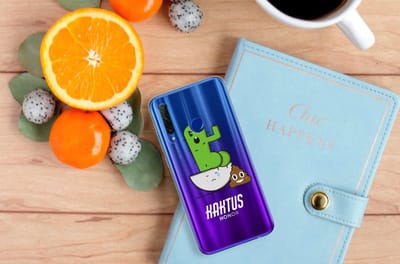 TPU Hoesje voor Honor 20 Lite Telefoonhoesje met Naam Cactus Poo