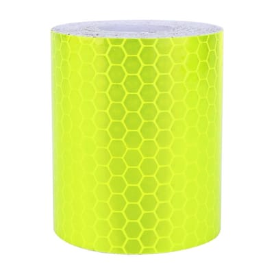 Dailygoods- Reflecterende Tape - Geelgroene Veiligheidstape - Reflectoren - Markeringstape - Noodvoertuigen - 5 cm x 300 cm - Optimale Zichtbaarheid
