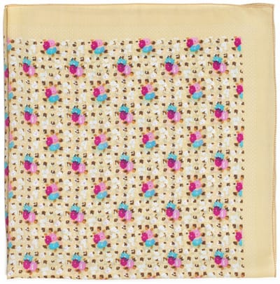 Meadow Sjaal - Licht Beige Bloemenprint