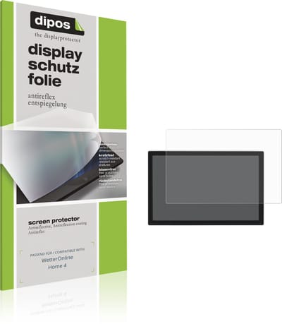 dipos – 2x Matte Beschermfolie geschikt voor WetterOnline Home 4 | Krasbestendige & antireflecterende Screenprotector Ultra-Thin