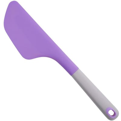 Stick Omelet Spatel Draaier Cake Crème Spatel Boterschraper Bloem Mengen Bakgereedschap Hittebestendig Gebaksschraper paars