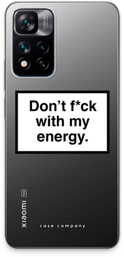 Case Company® - Hoesje geschikt voor Xiaomi 11i hoesje - My energy - Soft Cover Telefoonhoesje - Bescherming aan alle Kanten en Schermrand