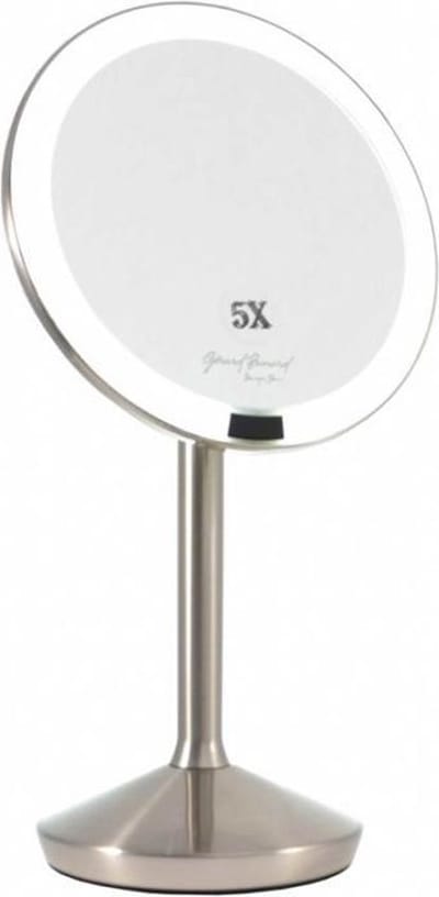 Verlichte make up spiegel met sensor incl. batterij & USB kabel - 5x vergroting - Ø16cm