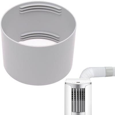 Dailygoody - Afvoerslangadapter - Verbindingsstuk voor afzuigkap - 150 mm - Slangadapter voor ventilatiebuis - Universeel inzetbaar - Geschikt voor ai...