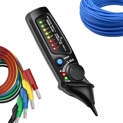 Spanningstester Pen - Stroomzoeker - Elektrische Inspectie - Contactloos Signaal - 17.8 cm - Zwart