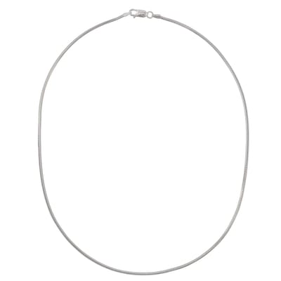 Behave – Zilveren Ketting 925 – 45 Cm – 2 Mm – Massief Zilver – Snake Chain – Slangen ketting