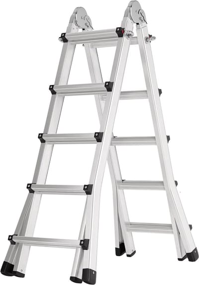 Telescopische ladder 480cm - Aluminium - Telescoopladder - Vouwladder - 150kg draagkracht