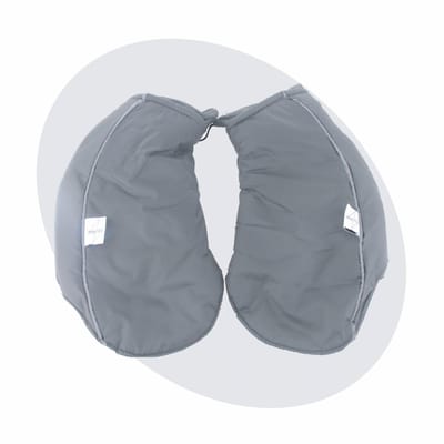 Voltano Set Handmoffen / Handwarmers Fiets, Scooter, Motor - Grijs - Fiets Handschoenen - Fietswanten / Handverwarmers