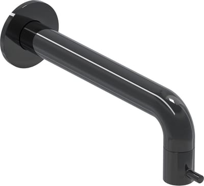 IVY Bond Fonteinkraan wandmodel 1/2"aansluiting, inkortbaar Zwart chroom PVD