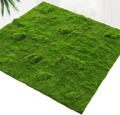 Kunstmos Tapijt - Nepmos Kunstgras Mat - Muurdecoratie - Realistisch Groen - 100x100 cm - Groen