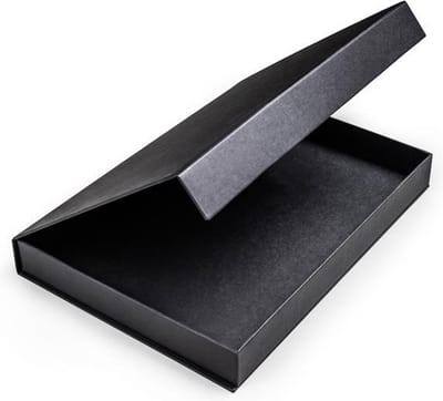 Luxe opbergdoos A4 zwart