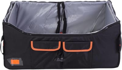 Huisdier Autostoel - Reisbed Hond - Veilig Vervoer - Wasbaar & Opvouwbaar - 70x41x32cm - Zwart